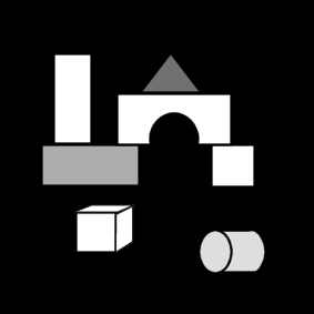 play with blocks / blocks